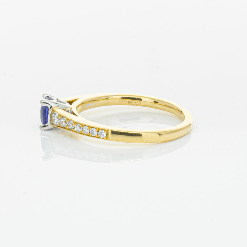 18ct Yellow Gold .49ct Sapphire Vantage Ring-Ring-Walker & Hall