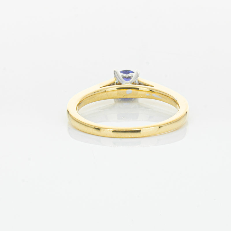 18ct Yellow Gold .49ct Sapphire Vantage Ring-Ring-Walker & Hall