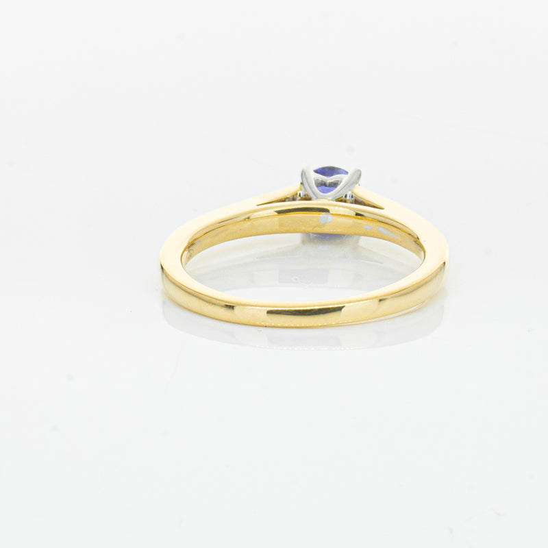 18ct Yellow Gold .49ct Sapphire Vantage Ring-Ring-Walker & Hall