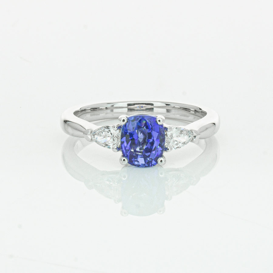 18ct White Gold 1.38ct Sapphire & Diamond Ayla Ring-Ring-Walker & Hall