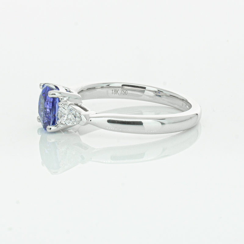 18ct White Gold 1.38ct Sapphire & Diamond Ayla Ring-Ring-Walker & Hall