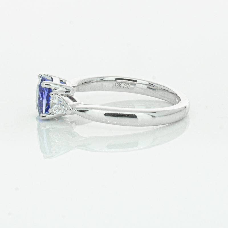 18ct White Gold 1.38ct Sapphire & Diamond Ayla Ring-Ring-Walker & Hall