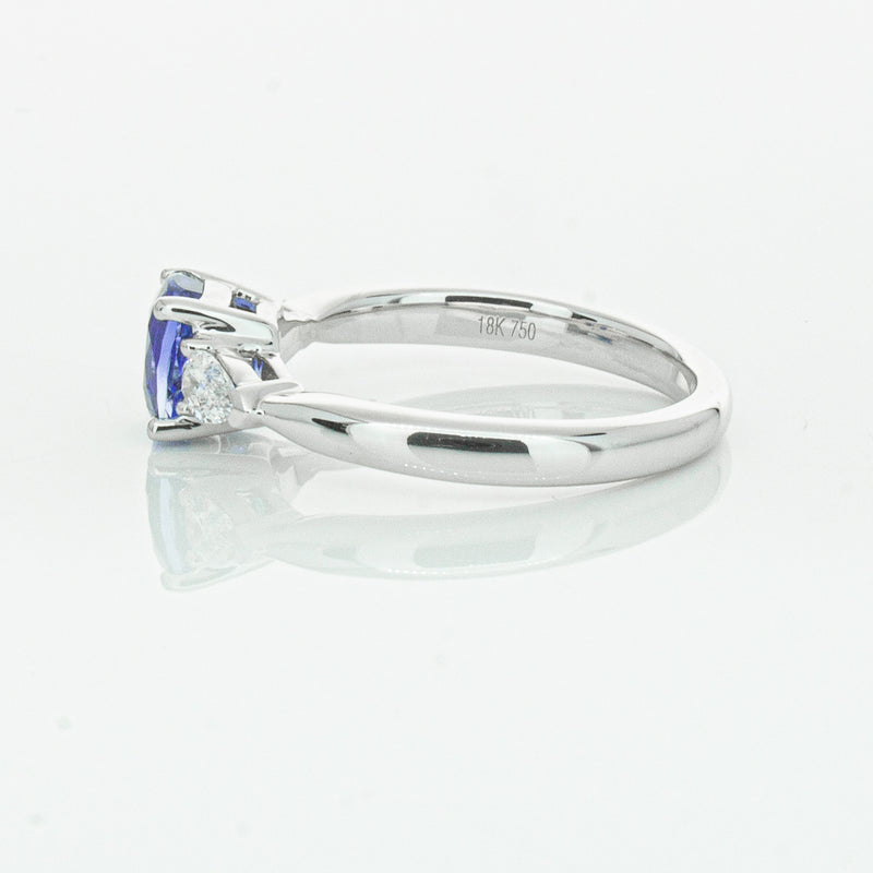 18ct White Gold 1.38ct Sapphire & Diamond Ayla Ring-Ring-Walker & Hall