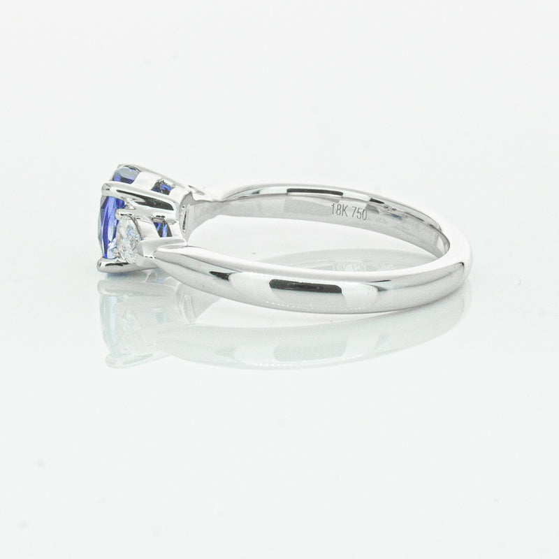 18ct White Gold 1.38ct Sapphire & Diamond Ayla Ring-Ring-Walker & Hall