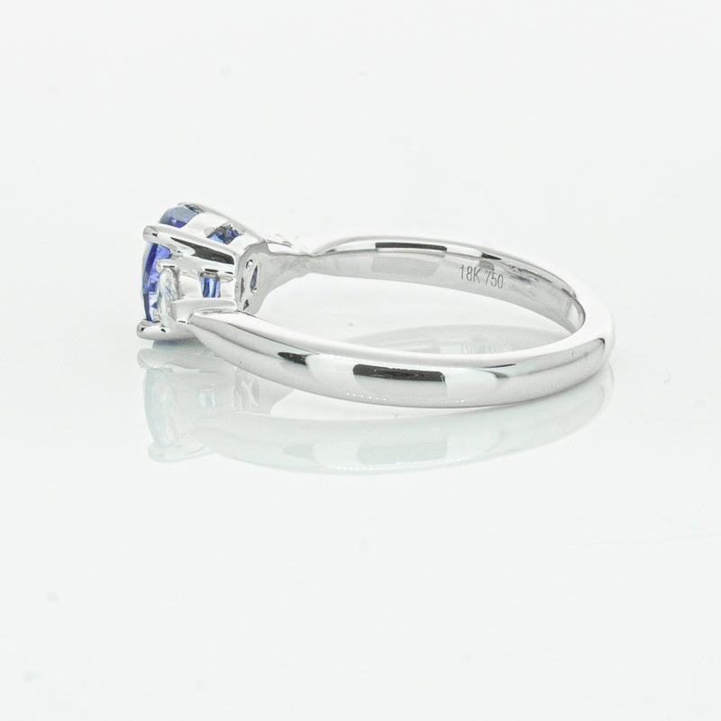 18ct White Gold 1.38ct Sapphire & Diamond Ayla Ring-Ring-Walker & Hall