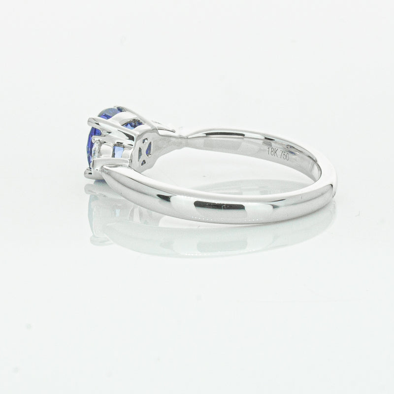 18ct White Gold 1.38ct Sapphire & Diamond Ayla Ring-Ring-Walker & Hall