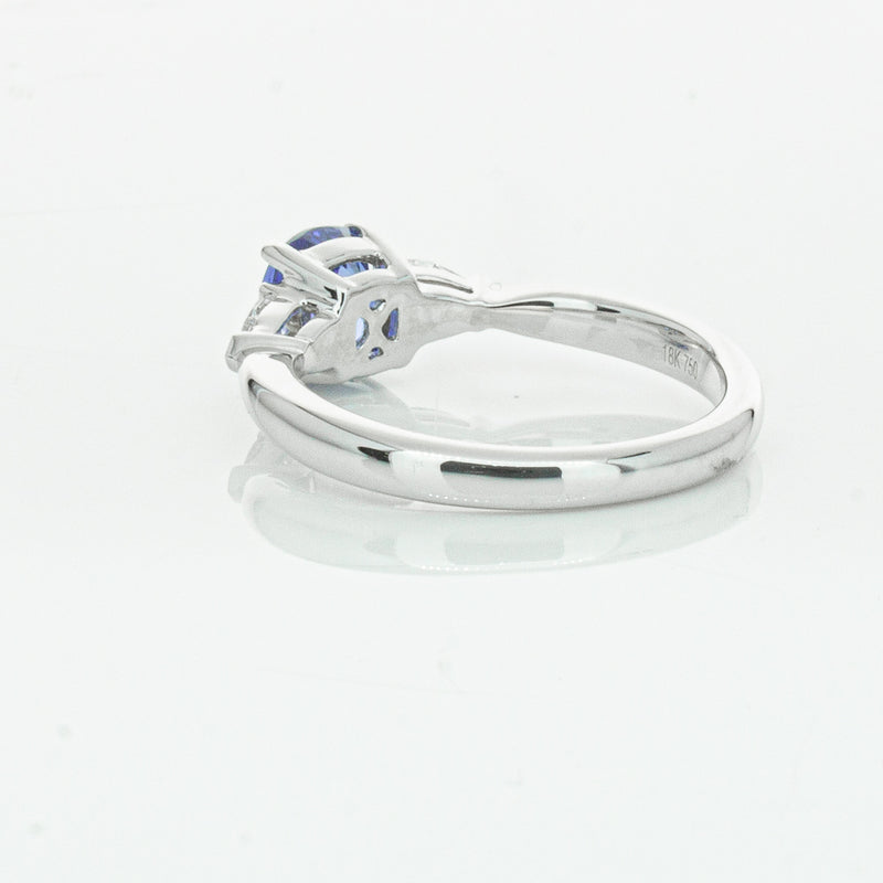 18ct White Gold 1.38ct Sapphire & Diamond Ayla Ring-Ring-Walker & Hall