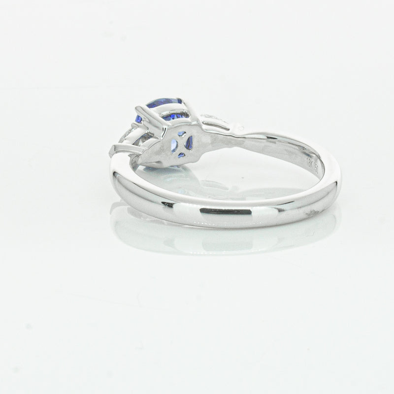 18ct White Gold 1.38ct Sapphire & Diamond Ayla Ring-Ring-Walker & Hall