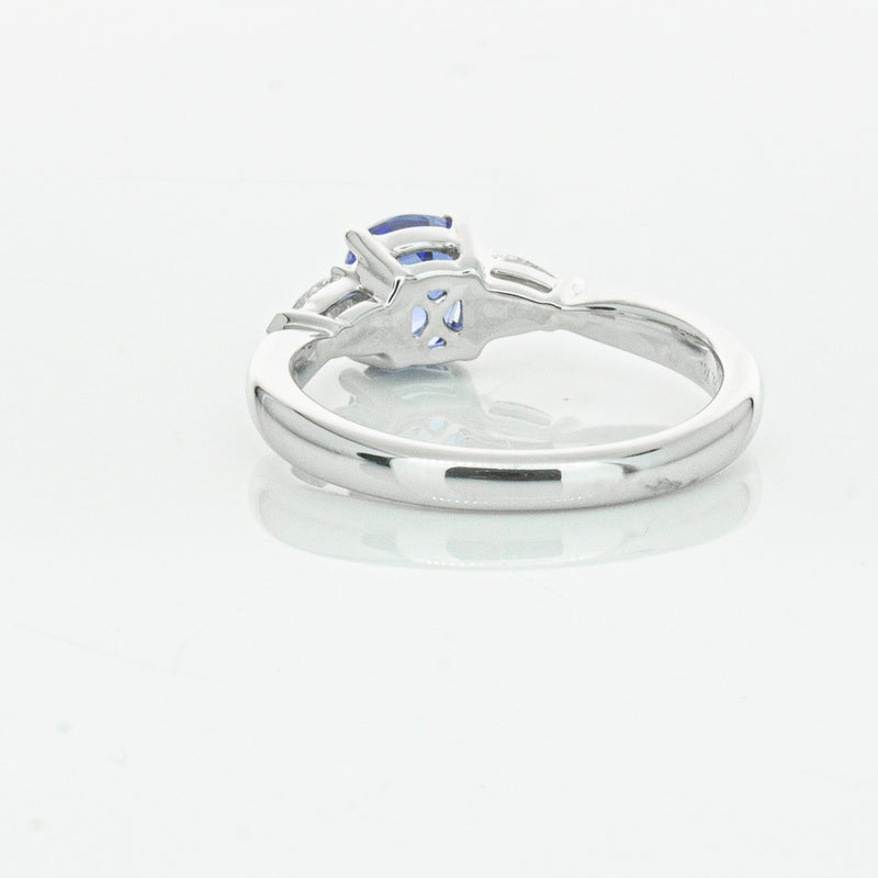 18ct White Gold 1.38ct Sapphire & Diamond Ayla Ring-Ring-Walker & Hall