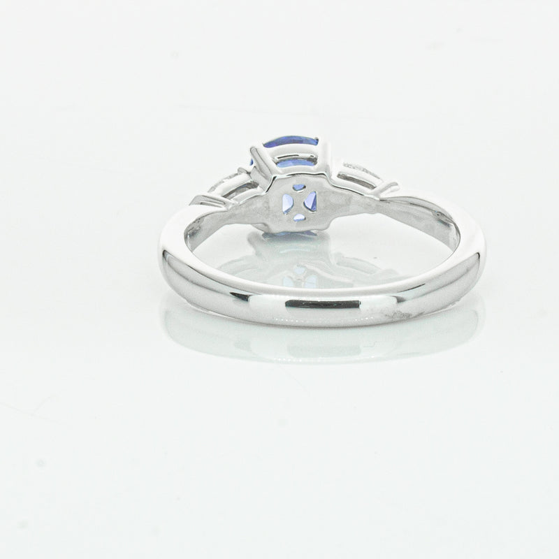 18ct White Gold 1.38ct Sapphire & Diamond Ayla Ring-Ring-Walker & Hall