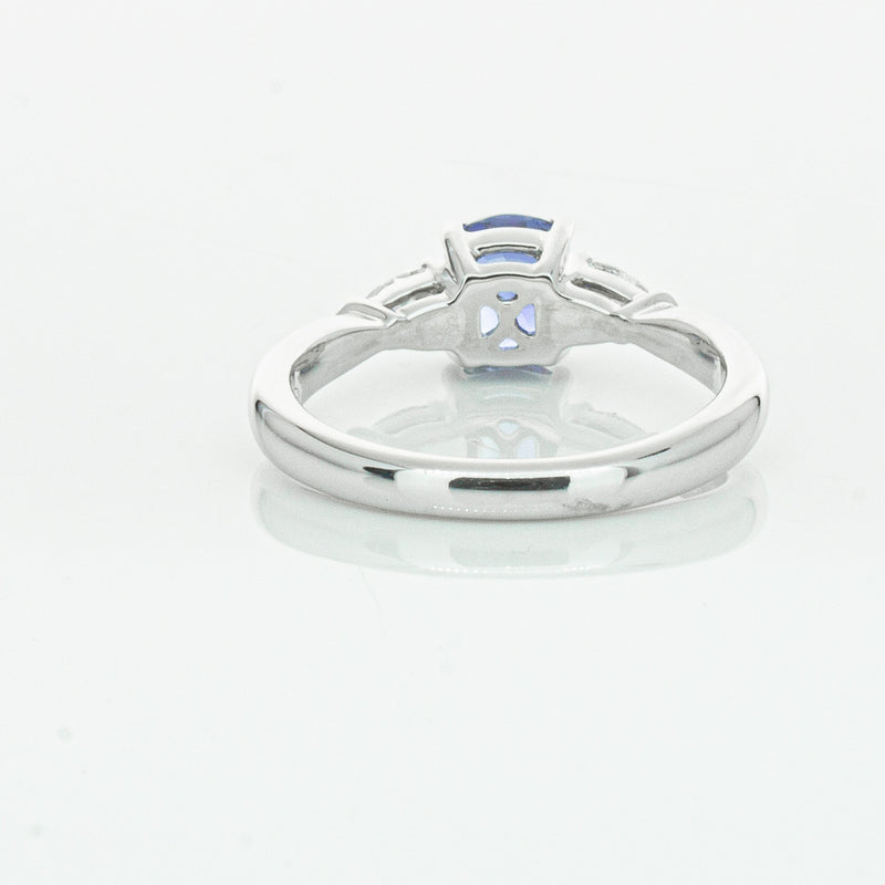 18ct White Gold 1.38ct Sapphire & Diamond Ayla Ring-Ring-Walker & Hall