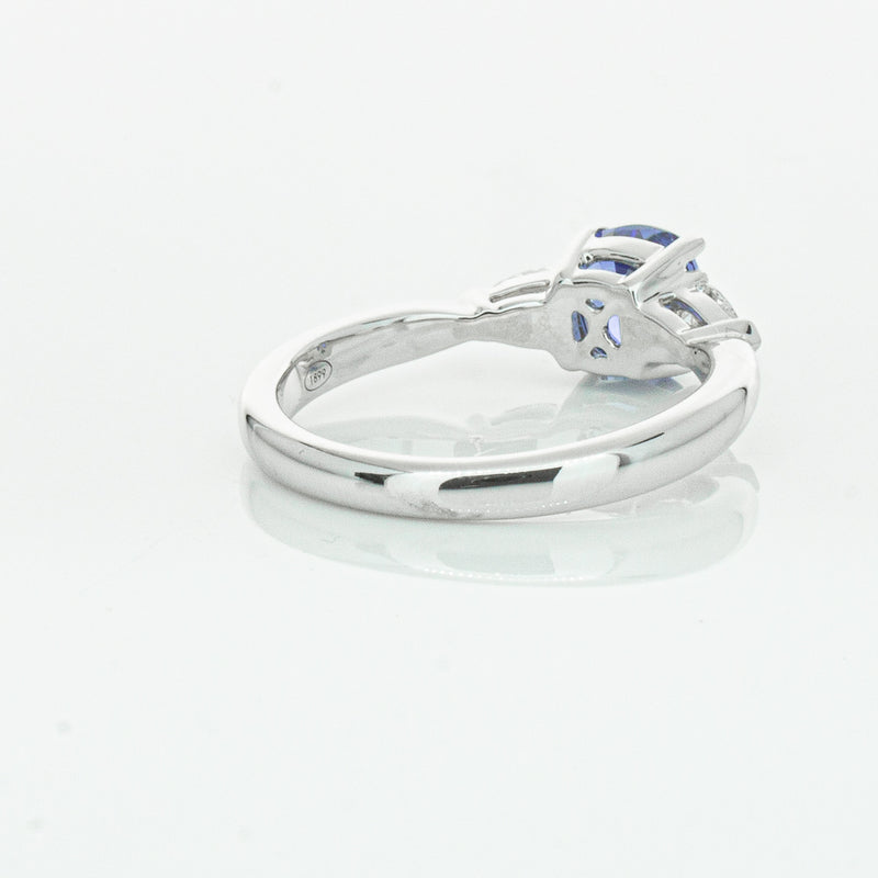 18ct White Gold 1.38ct Sapphire & Diamond Ayla Ring-Ring-Walker & Hall