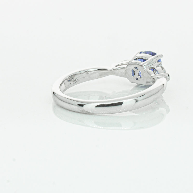 18ct White Gold 1.38ct Sapphire & Diamond Ayla Ring-Ring-Walker & Hall