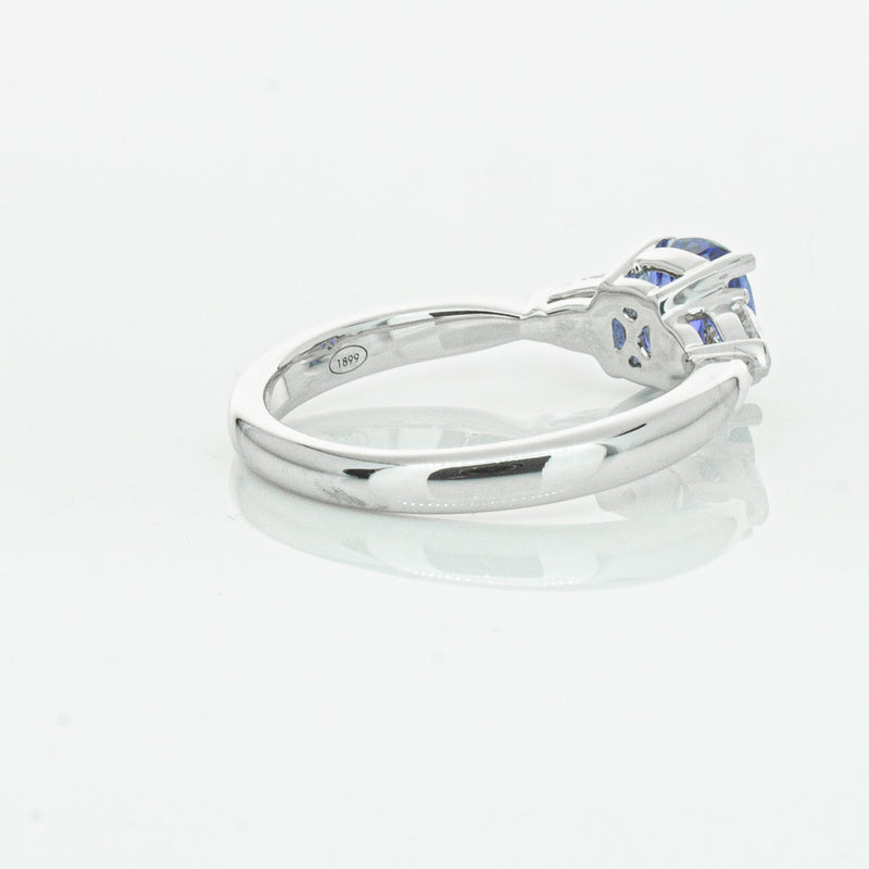 18ct White Gold 1.38ct Sapphire & Diamond Ayla Ring-Ring-Walker & Hall