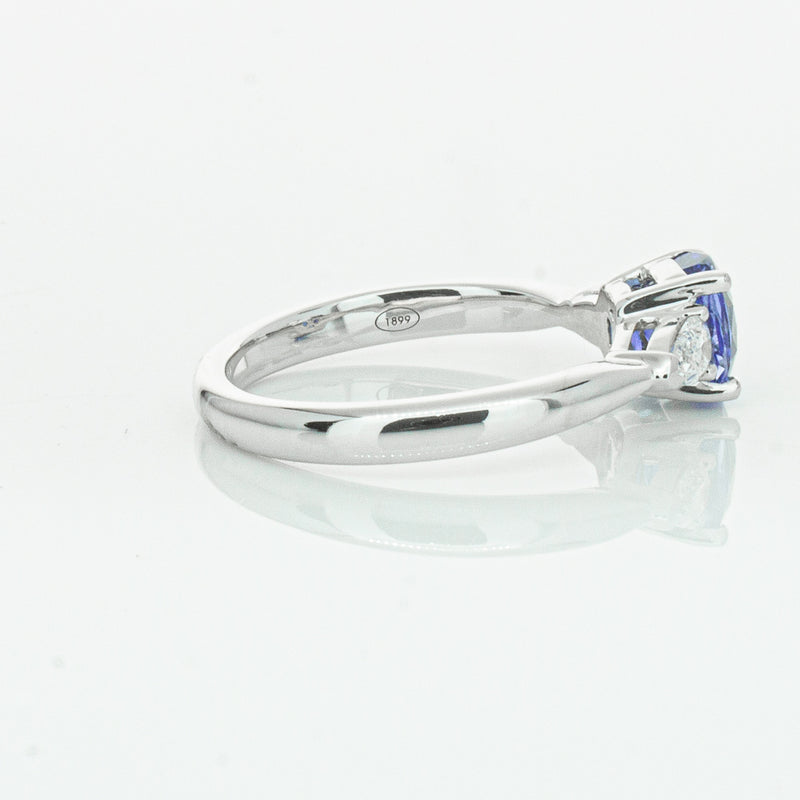 18ct White Gold 1.38ct Sapphire & Diamond Ayla Ring-Ring-Walker & Hall