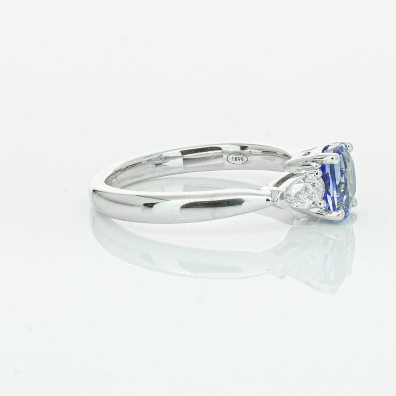 18ct White Gold 1.38ct Sapphire & Diamond Ayla Ring-Ring-Walker & Hall