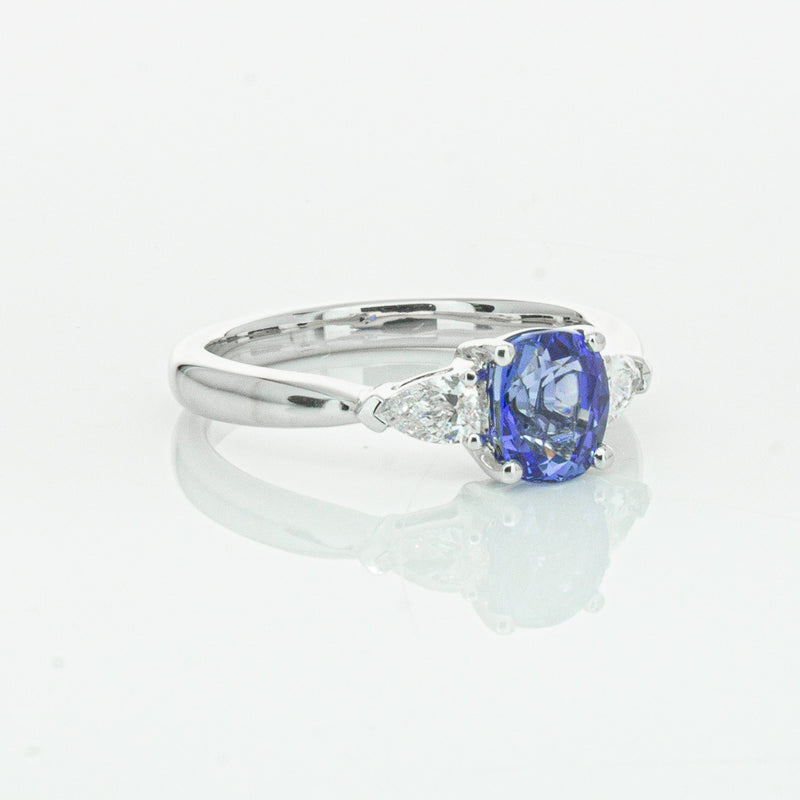 18ct White Gold 1.38ct Sapphire & Diamond Ayla Ring-Ring-Walker & Hall