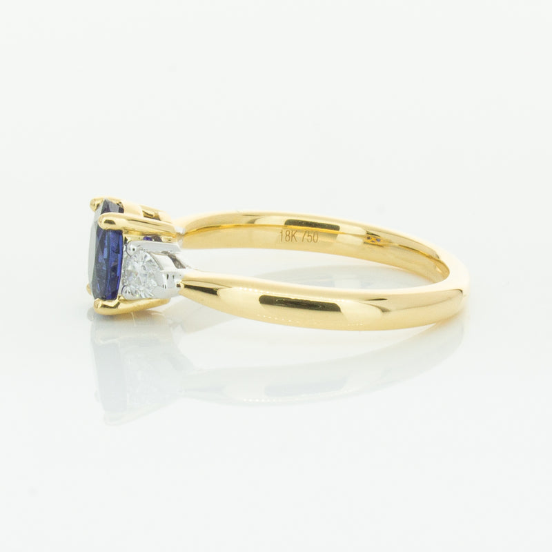 18ct Yellow Gold 1.31ct Sapphire & Diamond Ayla Ring-Ring-Walker & Hall