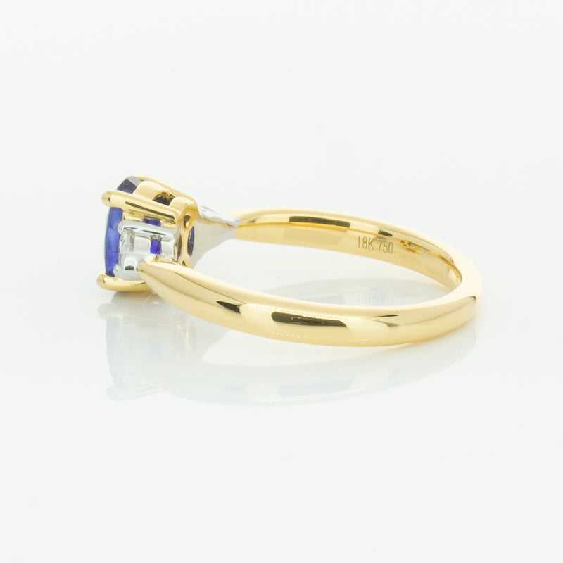 18ct Yellow Gold 1.31ct Sapphire & Diamond Ayla Ring-Ring-Walker & Hall
