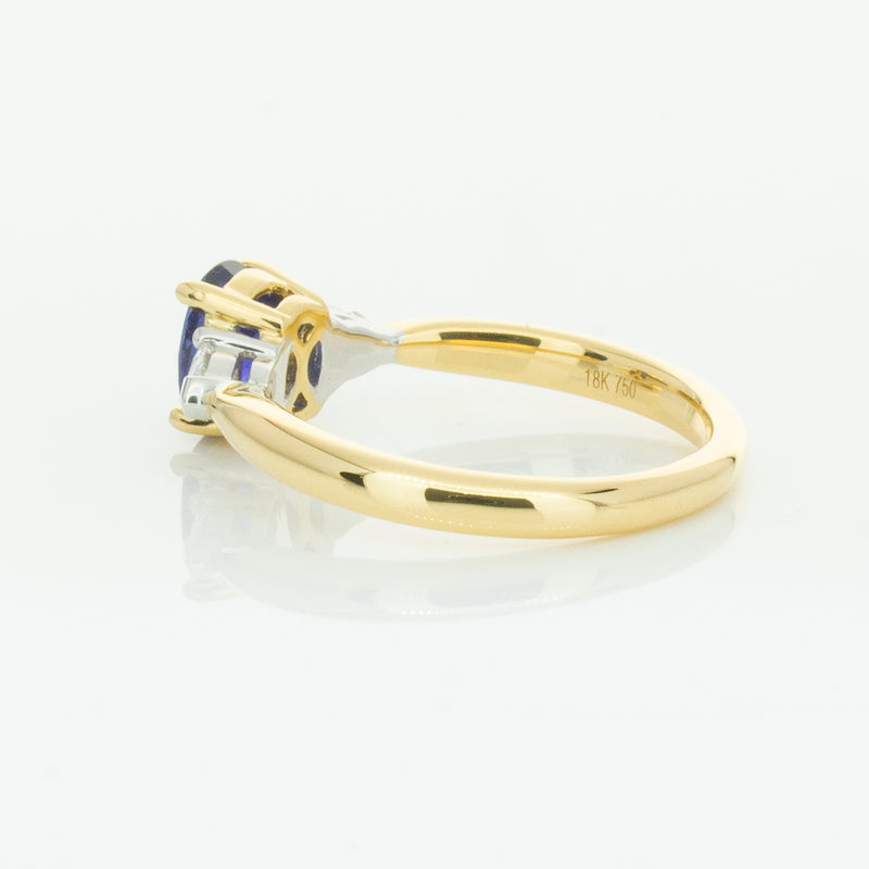 18ct Yellow Gold 1.31ct Sapphire & Diamond Ayla Ring-Ring-Walker & Hall