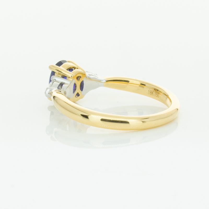 18ct Yellow Gold 1.31ct Sapphire & Diamond Ayla Ring-Ring-Walker & Hall