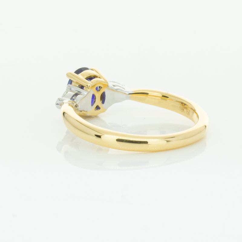18ct Yellow Gold 1.31ct Sapphire & Diamond Ayla Ring-Ring-Walker & Hall