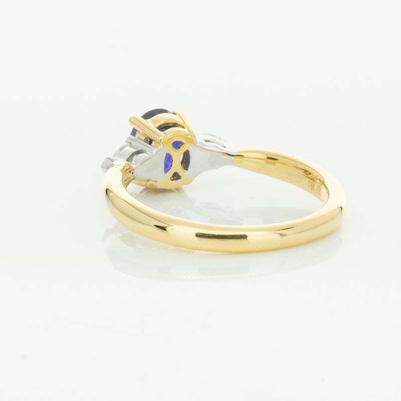 18ct Yellow Gold 1.31ct Sapphire & Diamond Ayla Ring-Ring-Walker & Hall