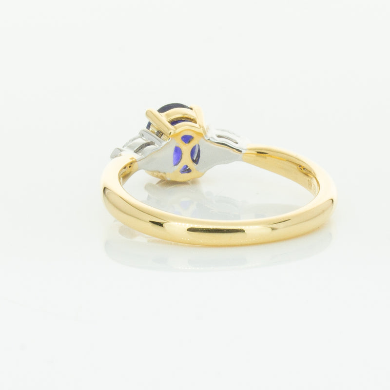 18ct Yellow Gold 1.31ct Sapphire & Diamond Ayla Ring-Ring-Walker & Hall