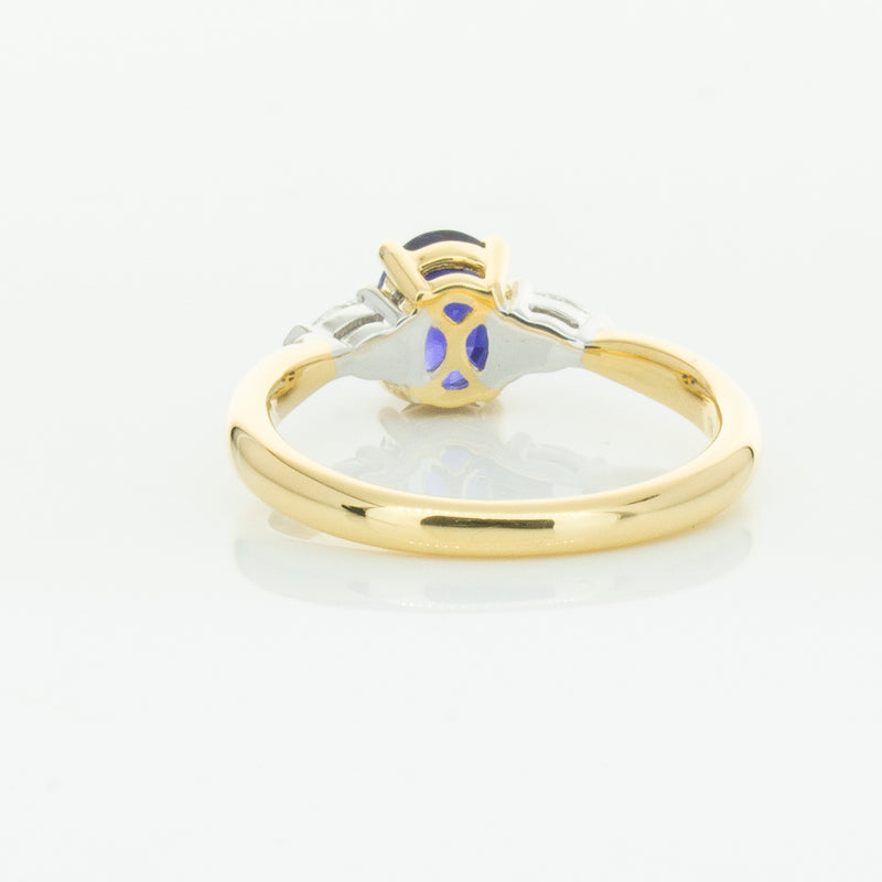 18ct Yellow Gold 1.31ct Sapphire & Diamond Ayla Ring-Ring-Walker & Hall