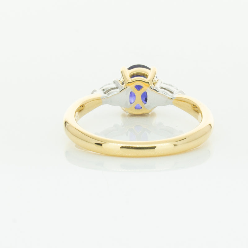 18ct Yellow Gold 1.31ct Sapphire & Diamond Ayla Ring-Ring-Walker & Hall