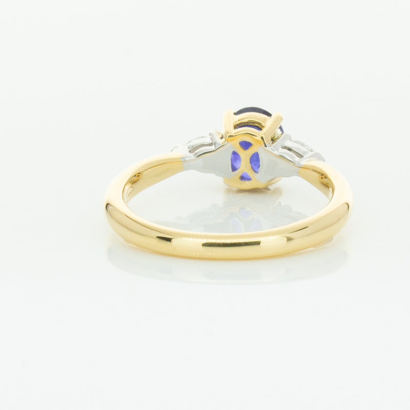18ct Yellow Gold 1.31ct Sapphire & Diamond Ayla Ring-Ring-Walker & Hall