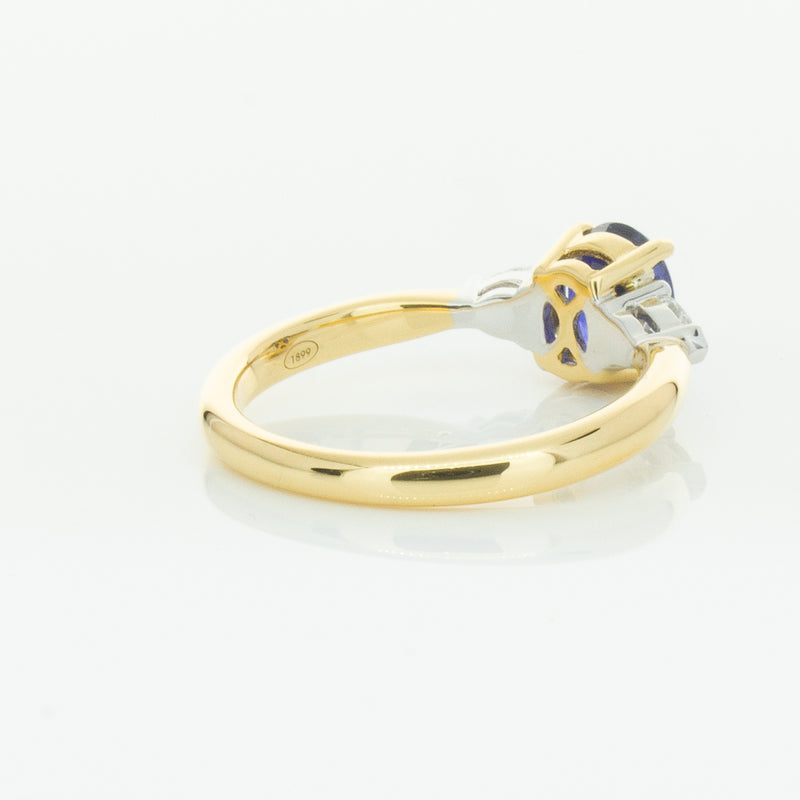 18ct Yellow Gold 1.31ct Sapphire & Diamond Ayla Ring-Ring-Walker & Hall