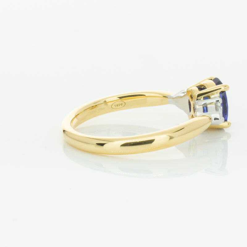 18ct Yellow Gold 1.31ct Sapphire & Diamond Ayla Ring-Ring-Walker & Hall