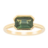 18ct Yellow Gold Green Sapphire Elle Ring-Ring-Walker & Hall