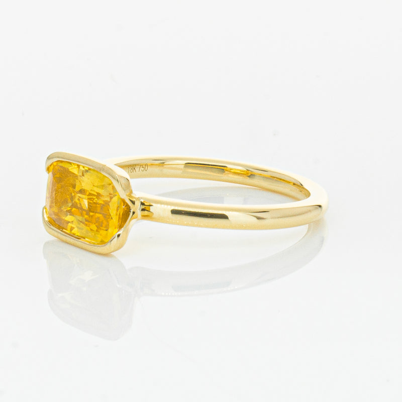 18ct Yellow Gold Golden Sapphire Elle Ring-Ring-Walker & Hall