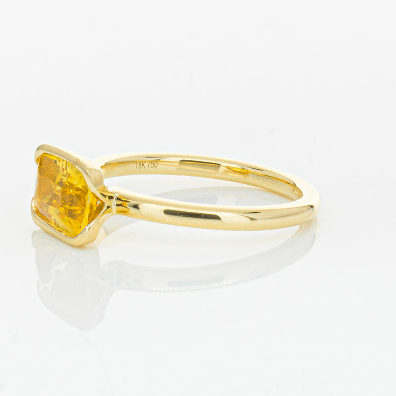 18ct Yellow Gold Golden Sapphire Elle Ring-Ring-Walker & Hall