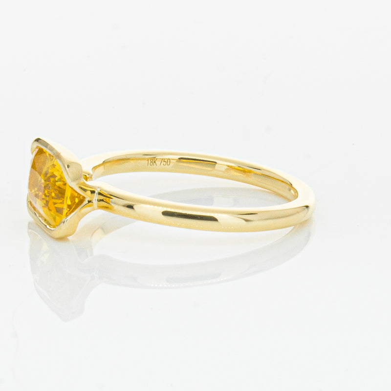 18ct Yellow Gold Golden Sapphire Elle Ring-Ring-Walker & Hall