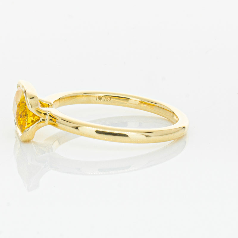 18ct Yellow Gold Golden Sapphire Elle Ring-Ring-Walker & Hall