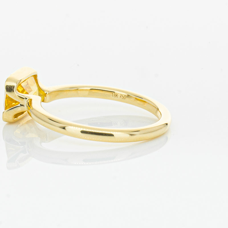 18ct Yellow Gold Golden Sapphire Elle Ring-Ring-Walker & Hall