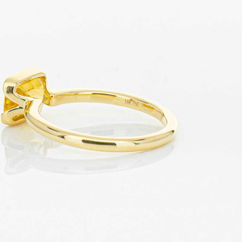 18ct Yellow Gold Golden Sapphire Elle Ring-Ring-Walker & Hall