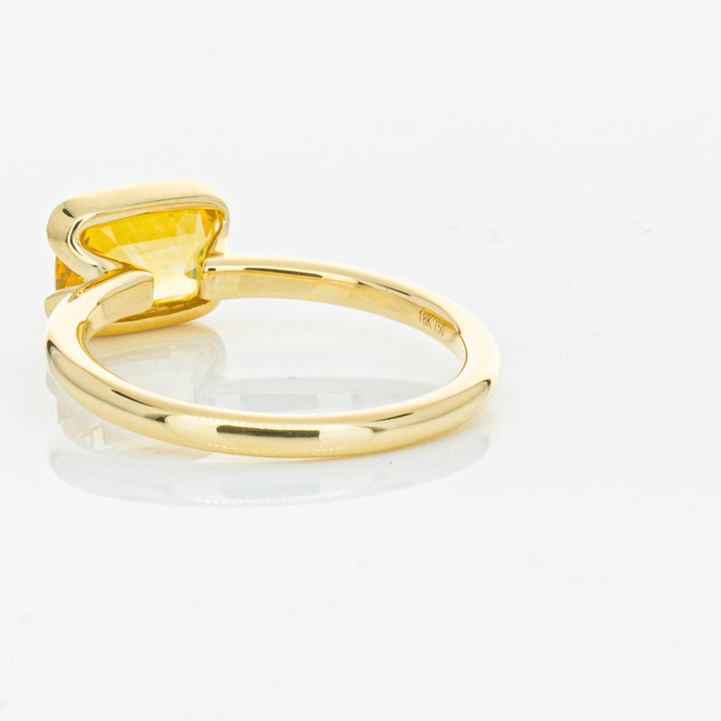 18ct Yellow Gold Golden Sapphire Elle Ring-Ring-Walker & Hall