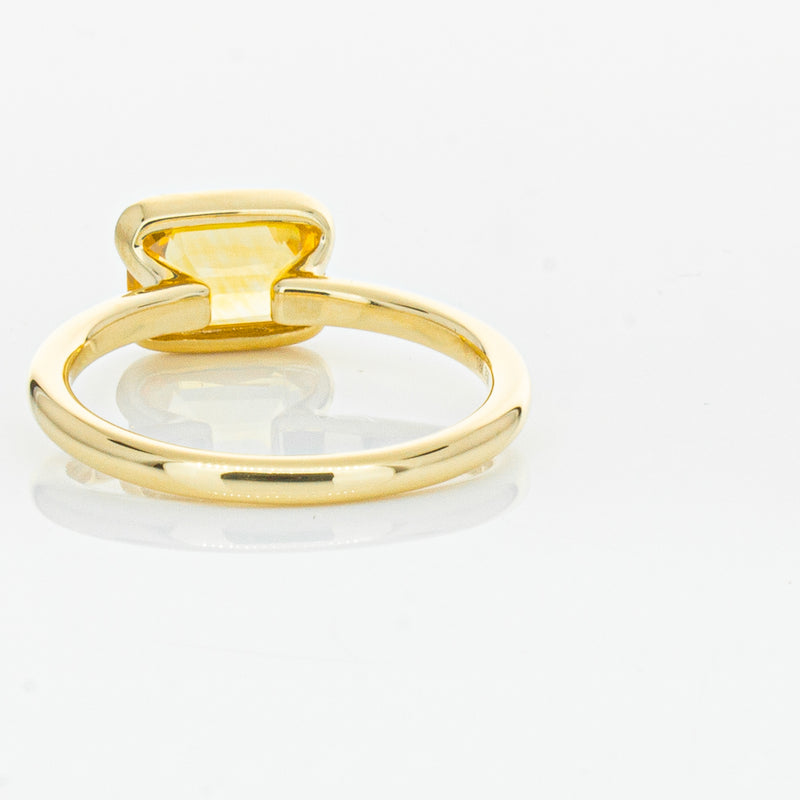 18ct Yellow Gold Golden Sapphire Elle Ring-Ring-Walker & Hall