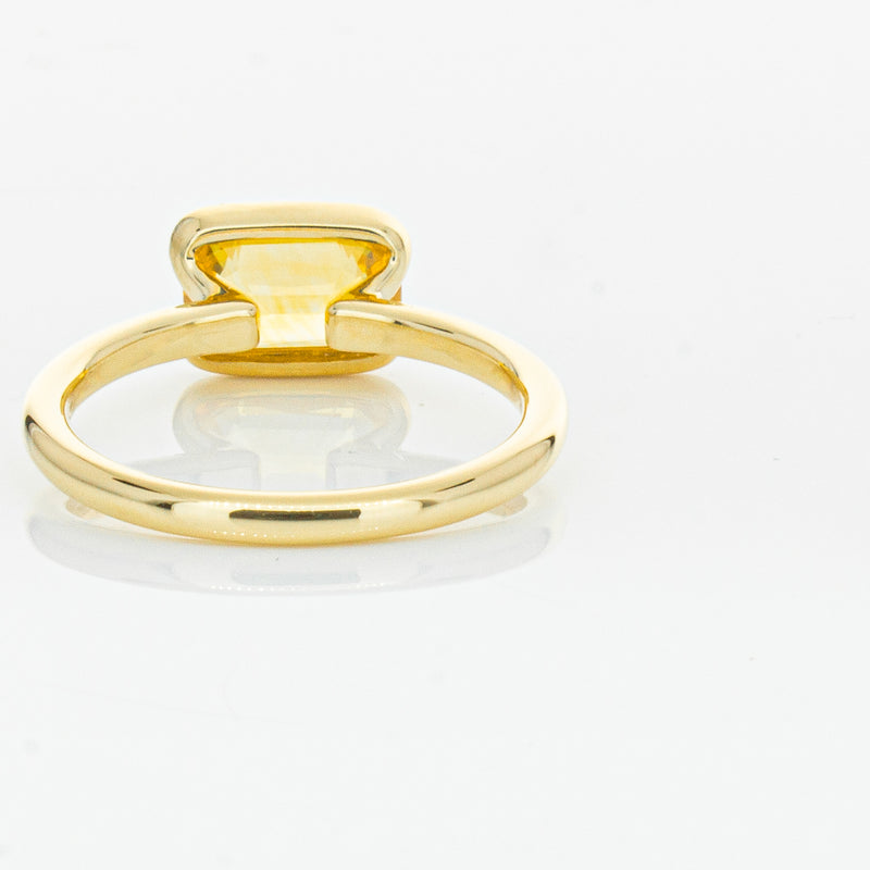 18ct Yellow Gold Golden Sapphire Elle Ring-Ring-Walker & Hall