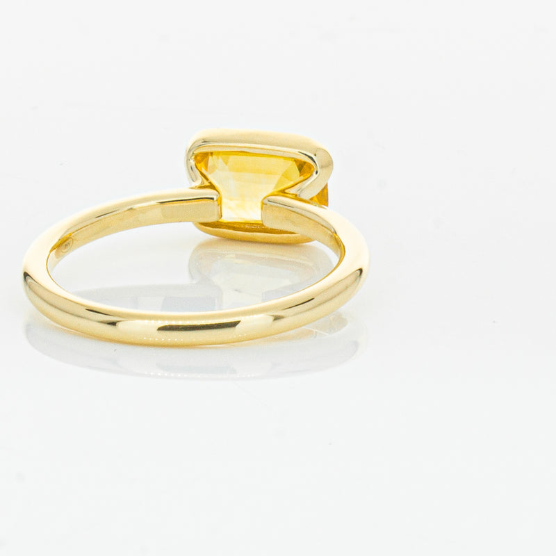 18ct Yellow Gold Golden Sapphire Elle Ring-Ring-Walker & Hall