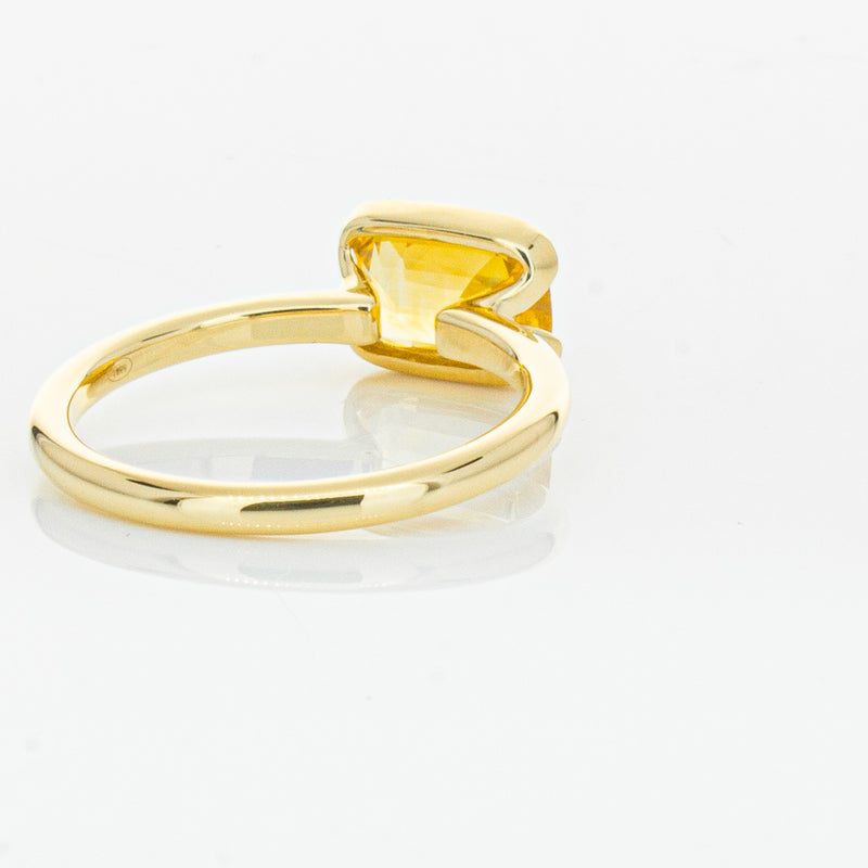 18ct Yellow Gold Golden Sapphire Elle Ring-Ring-Walker & Hall