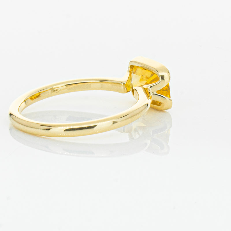 18ct Yellow Gold Golden Sapphire Elle Ring-Ring-Walker & Hall