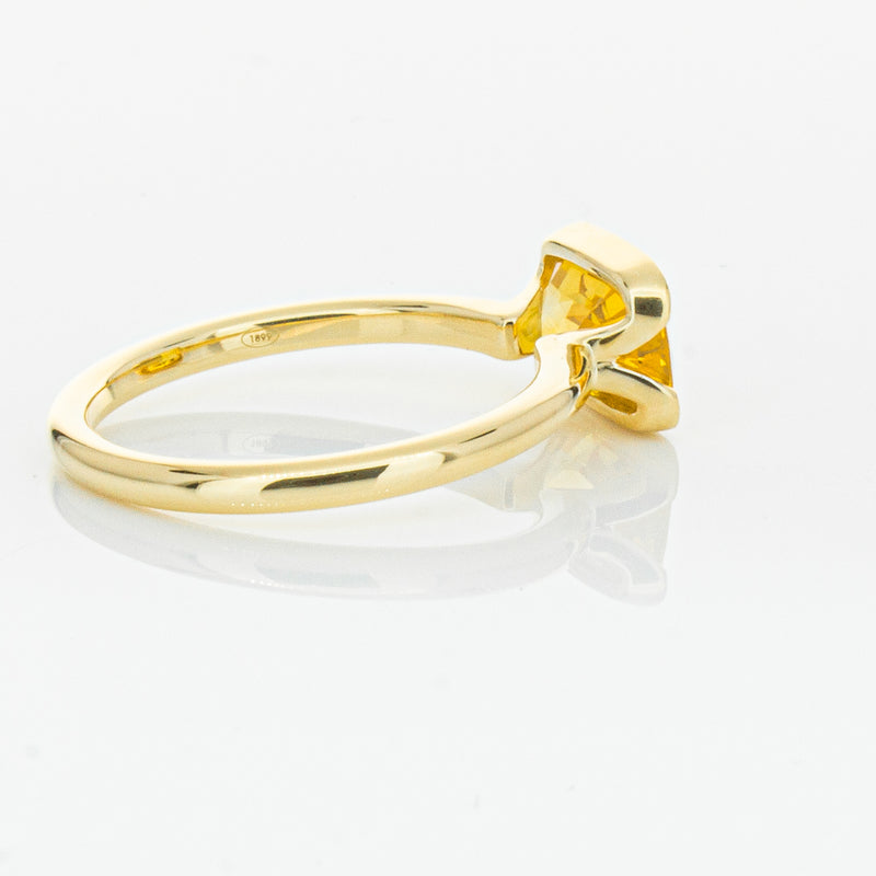 18ct Yellow Gold Golden Sapphire Elle Ring-Ring-Walker & Hall