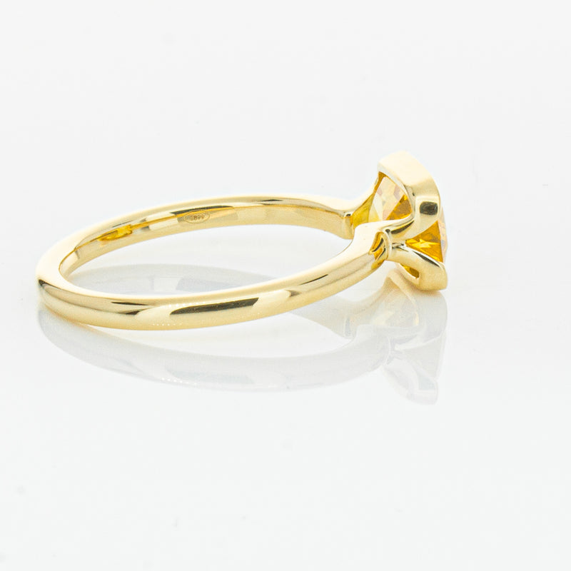 18ct Yellow Gold Golden Sapphire Elle Ring-Ring-Walker & Hall