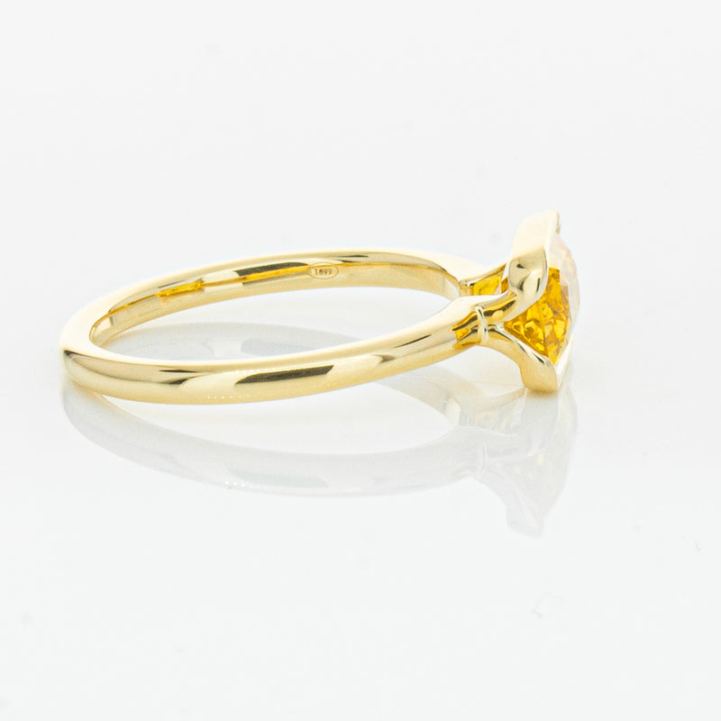 18ct Yellow Gold Golden Sapphire Elle Ring-Ring-Walker & Hall