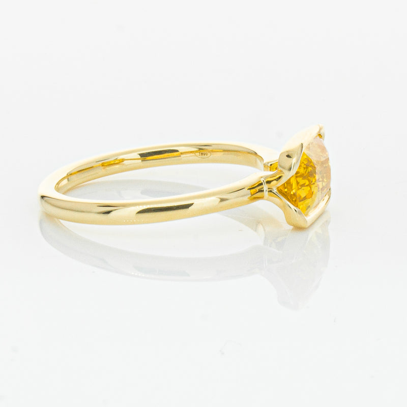 18ct Yellow Gold Golden Sapphire Elle Ring-Ring-Walker & Hall